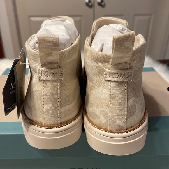 Toms, Camo, Sneaker, Bootie, Canvas, Slip-on, Size 8.5, NWT - Picture 5 of 12